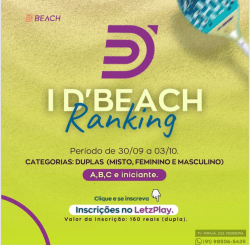 I RANKING D'BEACH - MASCULINO INICIANTE