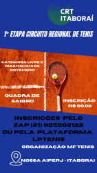 1° Etapa CRT Circuito Regional de Tenis em Itaboraí  - Categoria E