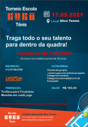 Torneio Escola Guga Alphaville etapa outubro 2021 - Avançado - Torneio Escola Guga Avançado etapa Outubro 2021