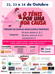 OUTUBRO ROSA - O tenis por uma boa causa - Feminino 40 anos acima - C