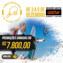 4° Smash Center Open De Beach Tennis - Duplas Masculina B 