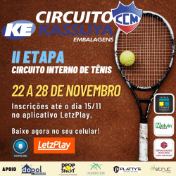 CIRCUITO KASSUYA EMBALAGENS - II ETAPA RANKING INTERNO COUNTRY CLUB DE MARINGÁ - BOLA VERMELHA - TENNIS KIDS