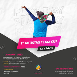 1º Artistas Team Cup - Fase Eliminatória - MASC B