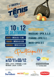 1° Aberto de Beach Tênis 2021  - CATEGORIA MASCULINA C					