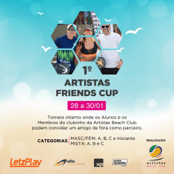 1º ARTISTAS FRIENDS CUP  - FEMININA A