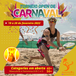 Open Carnaval de Beach Tennis da TBT - Feminino A