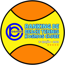 KOSMOS RANKING BEACH TENNIS 2022 - CHAVE MASCULINA