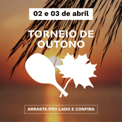 TORNEIO DE OUTONO DE BEACH TENNIS  - MASCULINO C