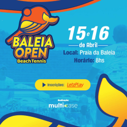 Baleia Open Beach Tennis - Feminino B