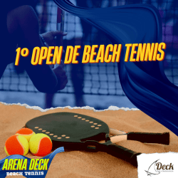 1º Open Feminino de Beach Tennis Arena Deck - Intermediário