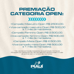 1º Torneio Piauí BeachTennis 25K - Masculino OPEN