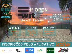 1º Open WIT Beach Tennis Espaço Beach  - Sub 14 Feminina