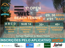 1º Open WIT Beach Tennis Espaço Beach  - 30+ Feminina