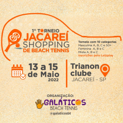 1 Torneio Jacareí Shopping de Beach Tennis - Fem B