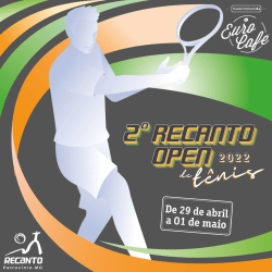 2º OPEN RECANTO DE TÊNIS - 4º CLASSE MASCULINA 