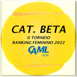 TORNEIO RANKING TÊNIS FEMININO 2022 - CAT. BETA