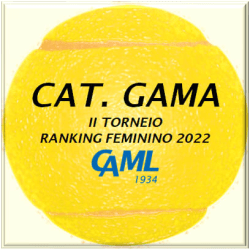 2º TORNEIO RANKING TÊNIS FEMININO 2022 - CAT. GAMA