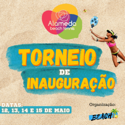 Torneio Alameda de Beach Tennis - Simples Open feminino