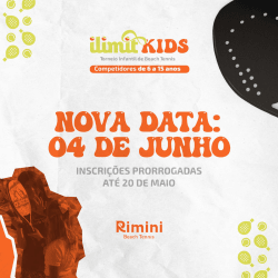 Torneio Infantil Beach Tennis Ilimit Kids 