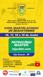 CBBT 15 - COPA MARTIM AFONSO DE BEACH TENNIS - AMADOR - MASCULINO D 