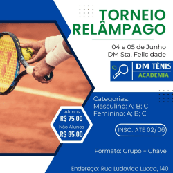 Torneio Relâmpago Dm Tênis - Masculino B