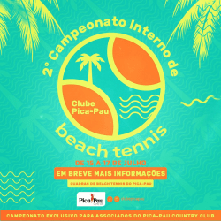 2º TORNEIO INTERNO BEACH TENNIS - PICA PAU COUNTRY CLUB - MASCULINO C