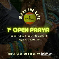 1º Open PRAYA Beach Tennis - Poços de Caldas | MG - Masculino 40+