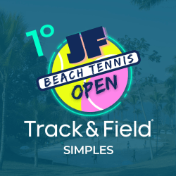 1º JF Beach Tennis Open Simples TRACK&FIELD - Masculino C - Simples