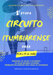 1 Etapa Circuito Itumbiarense 2022  - Feminino C