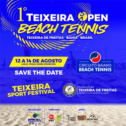 CBBT100 - 1º TEIXEIRA OPEN BEACH TENNIS 2022 - AMADORAS - DUPLAS MISTA C