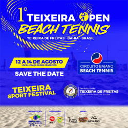 CBBT100 - 1º TEIXEIRA OPEN BEACH TENNIS 2022 - PROFISSIONAL