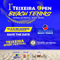 CBBT100 - 1º TEIXEIRA OPEN BEACH TENNIS 2022 - PROFISSIONAL - DUPLAS MASCULINO PROFISSIONAL