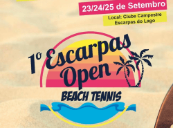 Open Escarpas do Lago de Beach Tennis - Feminino Iniciante