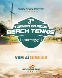 3° Picos Beach Tennis Virtex - Misto Iniciante