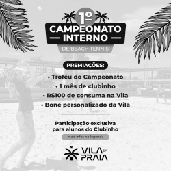 1º Campeonato Interno de Beach Tennis - FEMININA GERAL