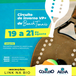 Circuito de Inverno VP+ de Beach Tennis - +40 Feminina