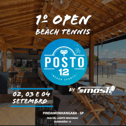 1º OPEN POSTO 12 BEACH TENNIS - MASCULINO SUB 14  SMASH & POSTO12