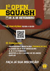 1º Open Squash Praia Clube 2022 - 4ª Classe Masculino