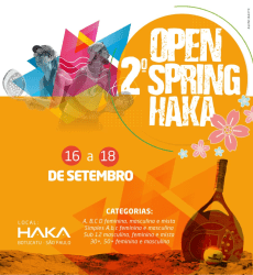 2º Open Spring Haka  - Mista D