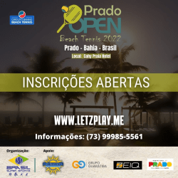 FBBT100 - PRADO OPEN BEACH TENNIS 2022 - AMADORAS - Dupla Mista C