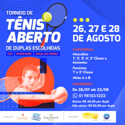 Torneio Aberto de Duplas Escolhidas CTC 2022