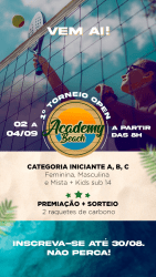 1º Open Academy Beach - Mista B