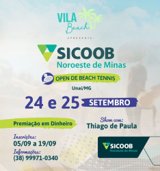 1ª SICOOB Noroeste de Minas Open de Beach Tennis