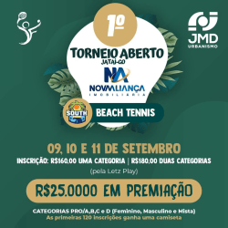 1° Torneio Aberto Nova Aliança Imobiliaria de Beach Tennis - Masculina B