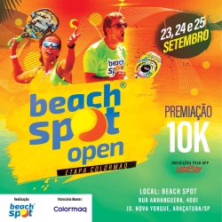 BEACH SPOT OPEN - Etapa Colormaq - Masculino A