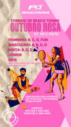 Beach Tennis Outubro Rosa - Juiz de Fora, MG - Kids