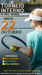 Torneio Interno de Tênis - Infantil 