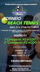 2º TORNEIO NOS TRILHOS ARENA BEACH