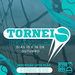 1º TORNEIO RELÂMPAGO BOA BOLA - Masc D (iniciante)