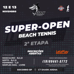 SUPER-OPEN BEACH TENNIS - 2ª Etapa - Duplas Masculina B 